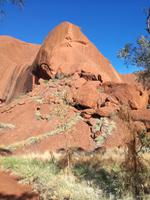 Australien Spaziergang Ayers Rock