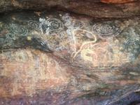 Australien Spaziergang Ayers Rock