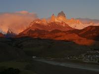 Sonnenaufgang bei El Chalten mit Fitz Roy im Hintergrund - Patagonien (17)
