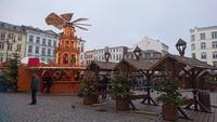Marktplatz Schwerin mit dem gemütlichen Weihnachtsmarkt