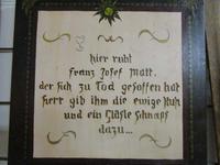 Gesehen im Schnapsmuseum in Feldberg