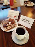 unser Glühweingedeck auf dem Donauschiff 