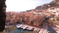 Blick auf den Hafen von Monaco