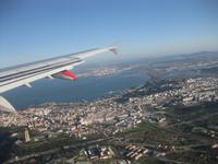 Anflug Lissabon