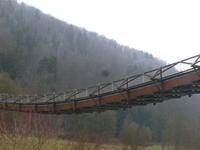 Tatzelwurm Holzbandbrücke über Rhein Main Donau Kanal