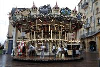 Metz, Karussell auf dem Weihnachtsmarkt