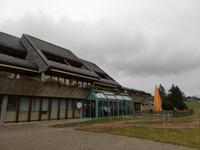 Fahrt von Basel nach Brig, Rast am Lac de la Gruyère