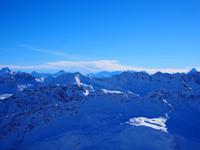 Blick vom Weisshorn Gipfel