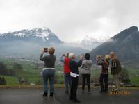 Endlich zeigen sich uns die Berge!