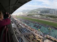 Hong Kong - Pferderennen im Sha Tin Racecourse