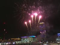 Ankunft in Sydney - Feuerwerk am Darling Harbour