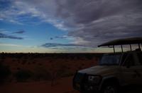 Rundfahrt in der Kalahari