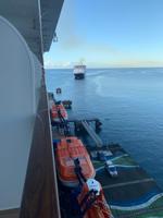 Wir bekommen Besuch im Hafen von Martinique