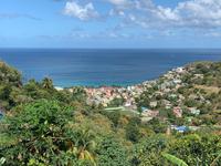 Blick auf Canaries - St. Lucia