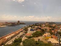 Fahrt über die Königin-Juliana-Brücke