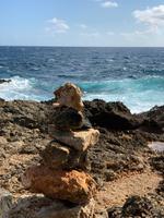 Raue Küste im Nationalpark Arubas