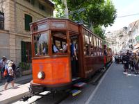 historische Straßenbahn in Port de Soller