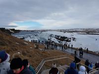 Island, Gullfoss Wasserfall