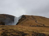 Island, Süden, Skogar Wasserfall