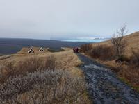 Island, Süden, Wanderung zum Svartifoss Wasserfall