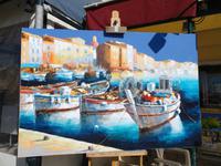 Der Hafen als Motiv vieler Maler