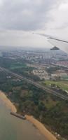 Anflug auf Singapur