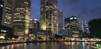 Spaziergang durch Clarke Quay - Singapur