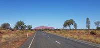 Fahrt zum Ayers Rock