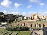 Blick in Richtung Forum Romanum
