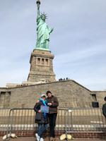 Sabin, Hans und Lady Liberty in New York