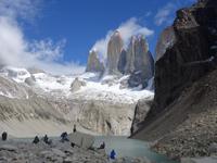 Wanderung zum Aussichtspunkt de las Torres in Torres del Paine Nationalpark - Patagonien - Chile (31)