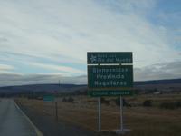 Auf dem Weg nach Punta Arenas in Chile