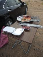 Jebel Hafeet Gebirge - Abendessen