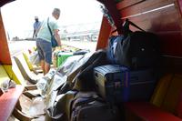 Überfahrt über den Marowijne Fluss nach Französisch-Guyana