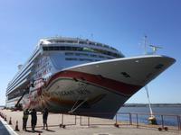 Die Norwegian Sun im Hafen von Montevideo