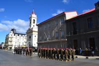 Punta Arenas - Fahnenappell