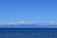 Petrohue-Wasserfälle, Puerto Varas und Frutillar - Spaziergang durch Frutillar - Blick zum Vulkan Osorno