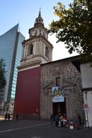 Spaziergang durch die Altstadt von Santiago - Iglesia San Francisco de Alameda