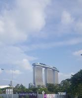 Marina Bay Sands von den Gardens By The Bay