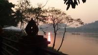 Abendessen am Mekong