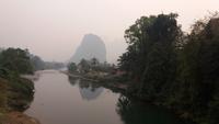 Landschaft bei Vang Vieng 