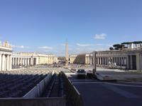 Blick zum Petersplatz