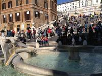 Brunnen an der Spanischen Treppe