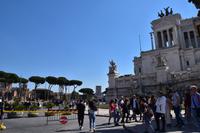 414 Rom, Venedig Platz mit Blick zum Cäsar Forum