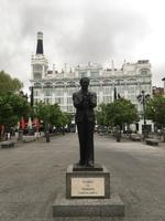 Statur García Lorca auf Santa Ana
