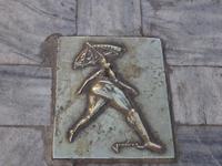 Bronzen auf dem Boulevard in Santiago de Cuba