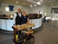 Präsentation von Zigarren und Rum