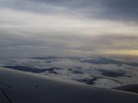 Blick aus dem Flugzeug