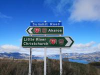Auf dem Weg nach Christchurch -Akaroa Halbinsel