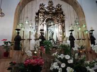 Die kleine Madonnenstatue im Kloster Lluc